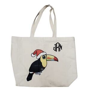 Birdorable JRN Tucan Augusta Sportswear Large Tote Bag 14.5" x 19"